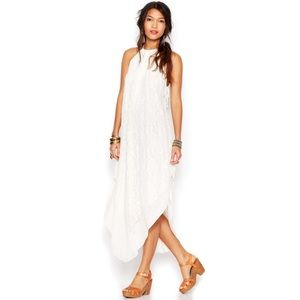 Free people off white lace Flowy dress